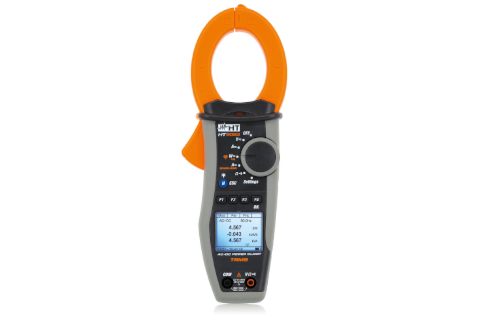 HT9023 TRMS es la nueva pinza amperimétrica de HT Instruments para medida de potencias, armónicos y con conexión Wi-Fi
