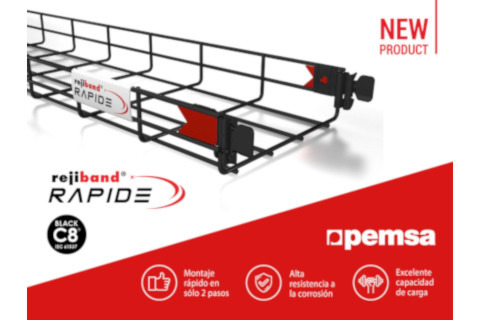 Nueva bandeja Rapide Black C8 de Pemsa