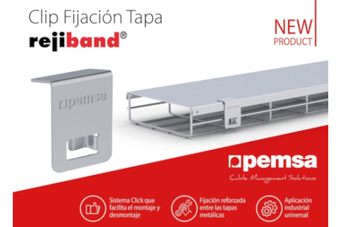 Nuevo Clip de Fijación Tapa Rejiband de Pemsa