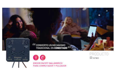 Nuevo emisor ON- OFF de iluminación con tecnología Netatmo de Legrand