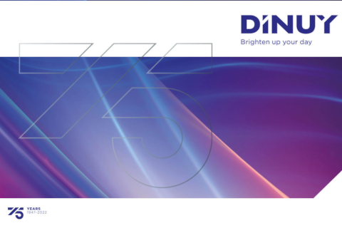 DINUY presenta su nuevo catálogo general 2022 con un cambio de imagen corporativa