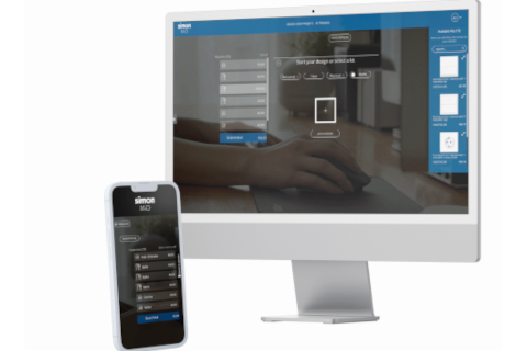 Simon lanza unos nuevos configuradores dirigidos al profesional de las series Simon 100 iO y 270 iO