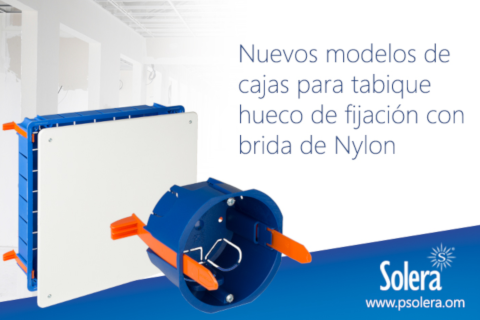 Nueva gama de cajas para tabique hueco de Solera