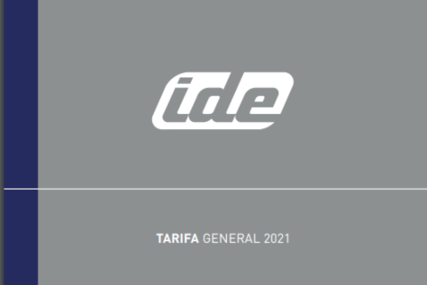 IDE lanza la tarifa 2021