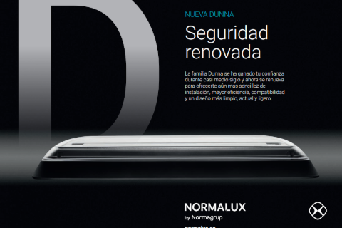 Dunna, las emergencias de Normagrup más compactas, eficientes y más fáciles de instalar