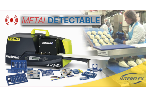 Nueva gama de marcaje detectable de GRAFOPLAST de Interflex