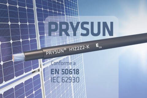 Nuevo cable PRYSUN®de Prysmian para instalaciones fotovoltaicas según el estándar europeo EN 50618 y el estándar internacional IEC 62930.