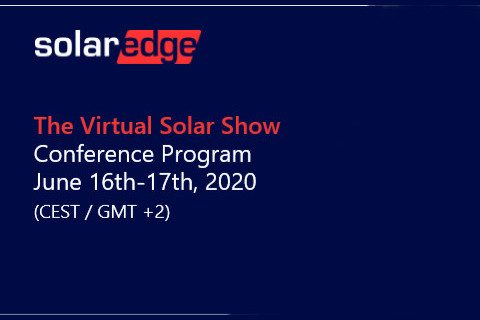 Solaredge celebrará los días 16 y 17 de junio su primer evento solar virtual