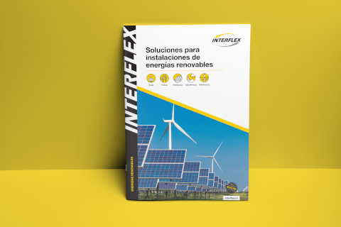 Interflex lanza un nuevo catálogo de soluciones para cables eléctricos en instalaciones de energías renovables
