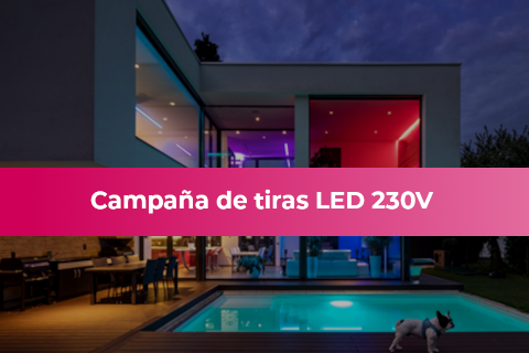 Nueva campaña de tiras LED de 230V BLUELED