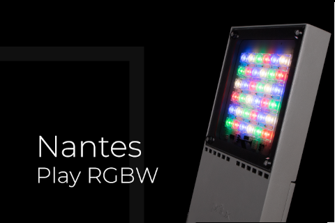 Prilux presenta el nuevo proyector Nantes Play RGBW